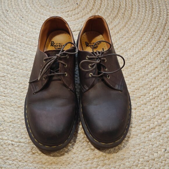 Dr Martens 1461 Brown Leather Oxfords Size US11 - Picture 1 of 9